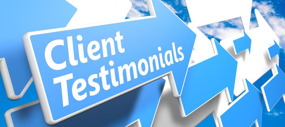 client testimonials
